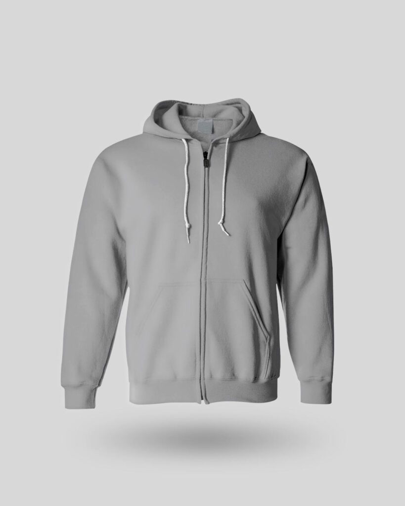 Plain Grey Hoodie for men