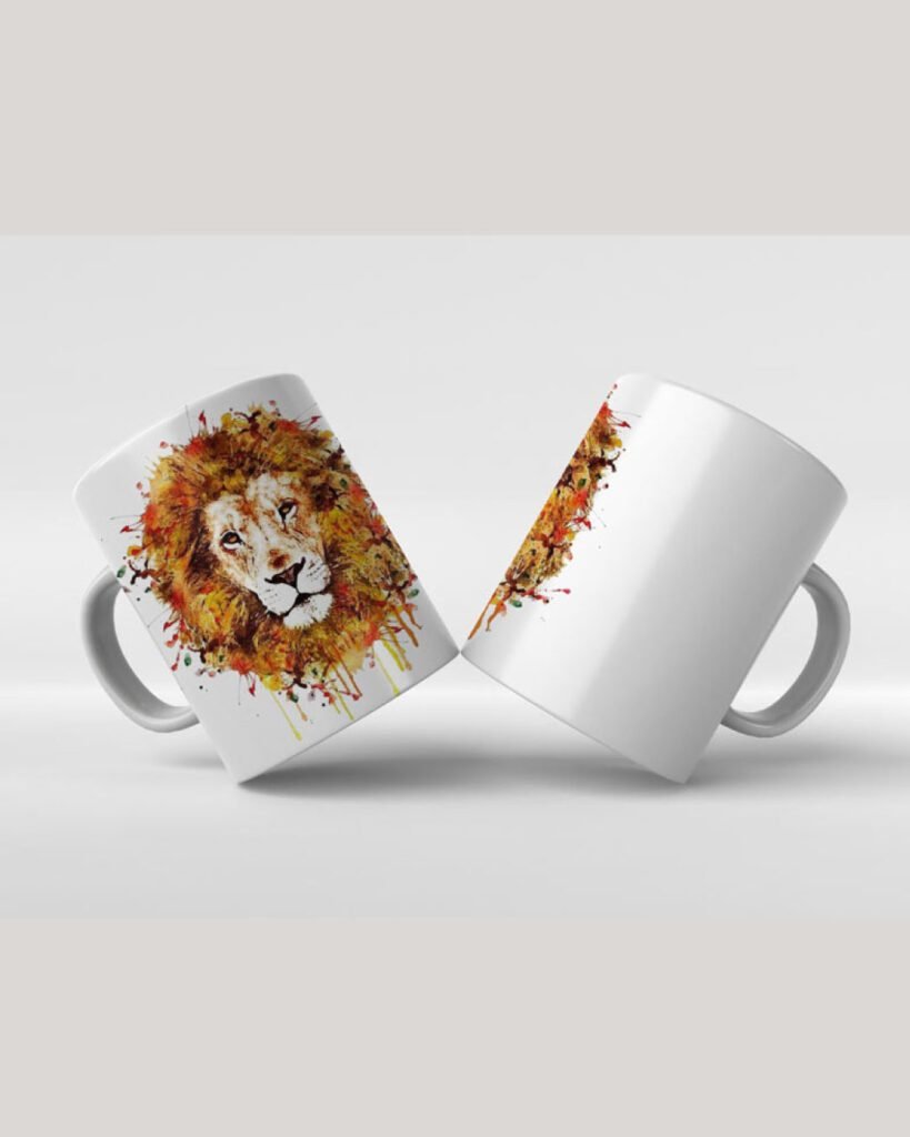 Tiger Printed Mugs