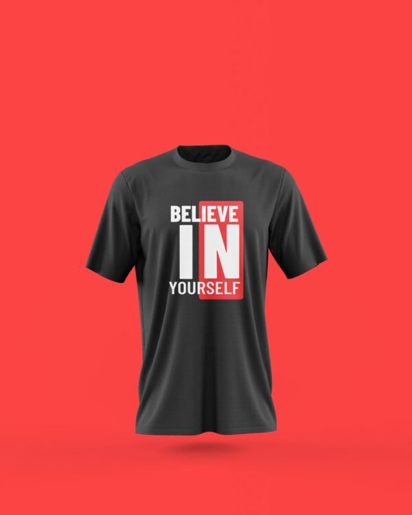 believe in yourself printed T-Shirt