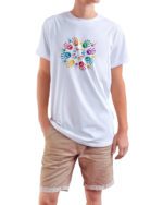 Holi Printed Round Neck Dry fit T-Shirt for Men/Women/Holi T-Shirts for Women/Couple Holi T-Shirts