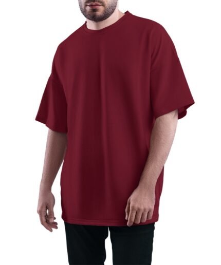 Oversized Drop Shoulder 240gsm, Terry Cotton Loopknit Heavy Gauge, 100% Cotton Supercombed Red Lable Premium Fabric