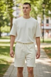 Cotton Shorts 240 GSM - Both Side Pocket with Zipper - Image 7